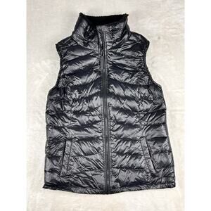 Calvin Klein Womens Large Premium Down Puffer Vest Athleisure Travel Outdoors